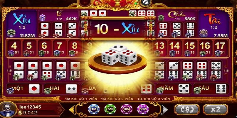 Cửa cược cơ bản trong game sicbo