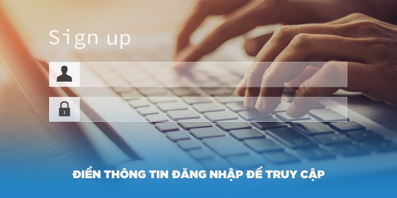 Điền thông tin đăng nhập để truy cập vào nhà cái i9Bet